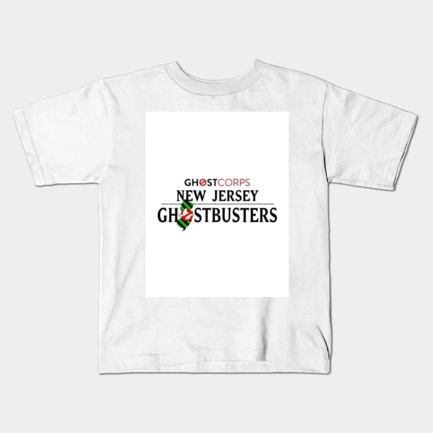 GCNJ BANNER Kids T-Shirt by GCNJ- Ghostbusters New Jersey